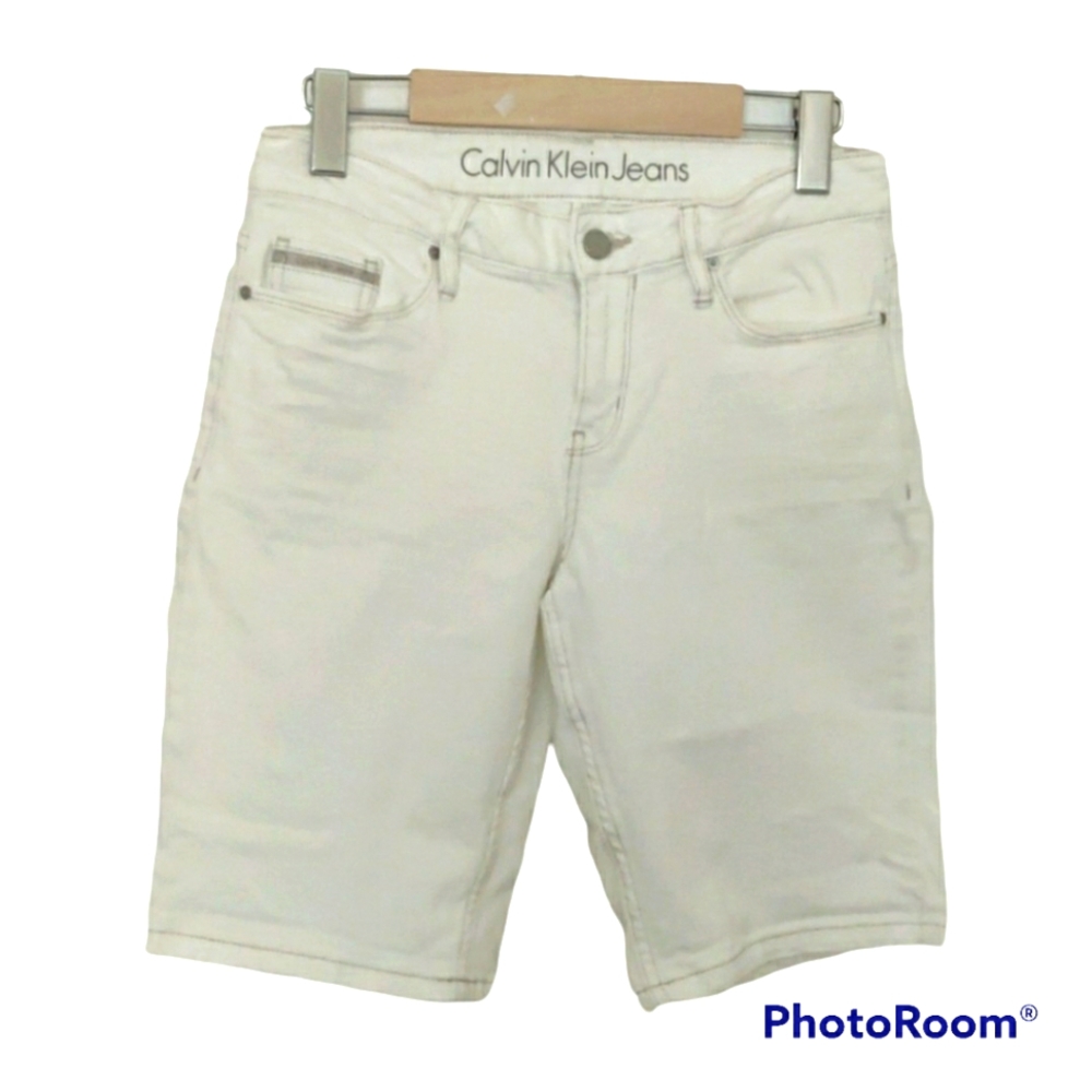 CK denim shorts